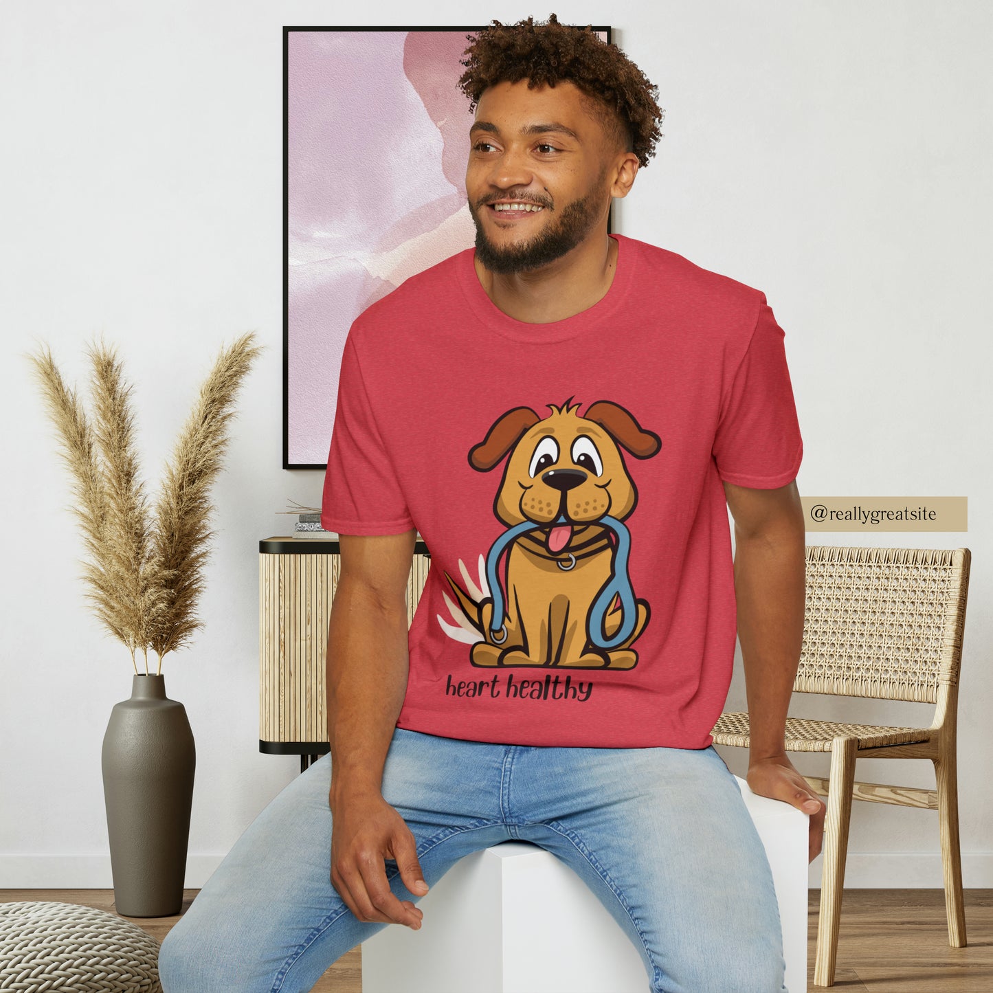 One of the perks of having a furry kid is a stronger ticker! Enjoy this Unisex Softstyle T-Shirt. Great as a gift or get one for yourself.