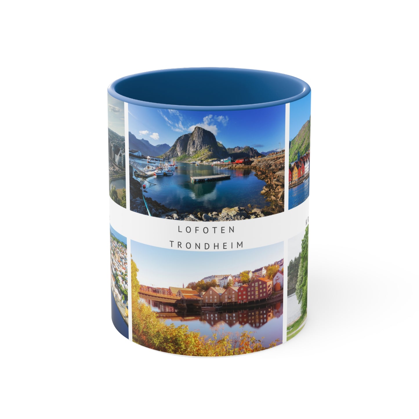 Norway! This Travel Accent Coffee Mug is a part of a Travel Series for you to choose from. 11oz. Great as a gift or get one to enjoy yourself.