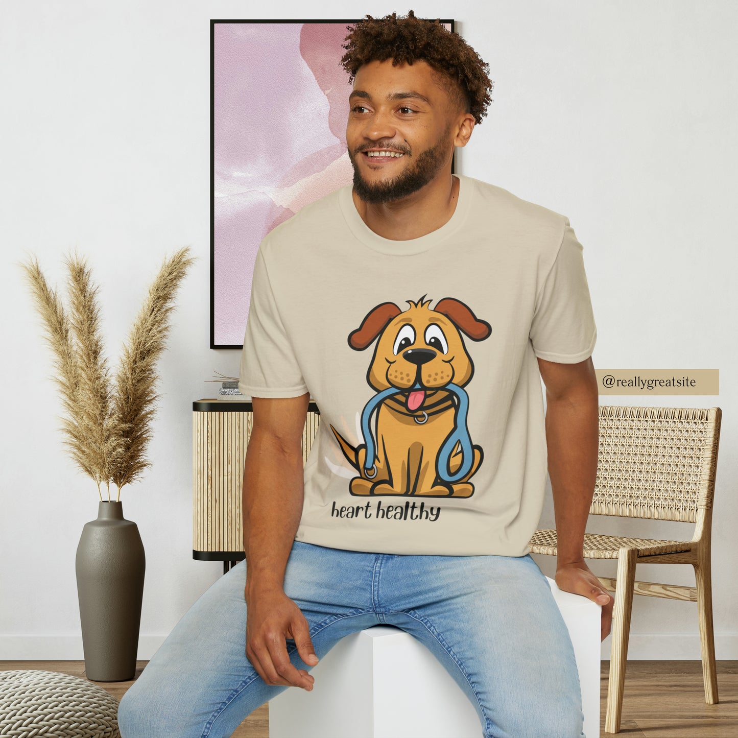 One of the perks of having a furry kid is a stronger ticker! Enjoy this Unisex Softstyle T-Shirt. Great as a gift or get one for yourself.