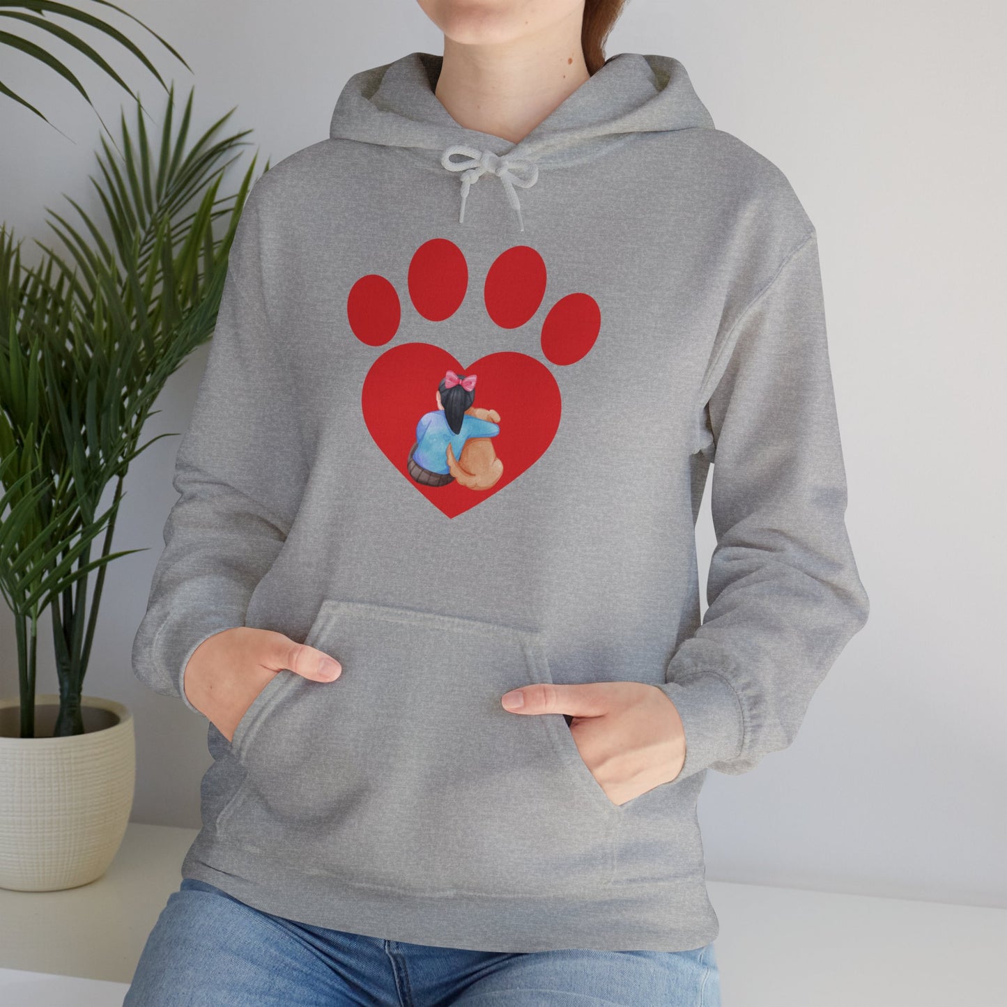 Made for those who found true furry love, Unisex Heavy Blend™ Hooded Sweatshirt is for you.