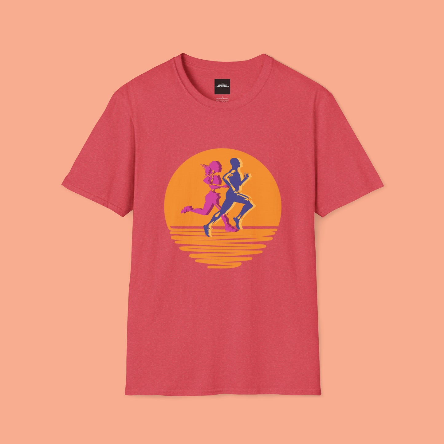 This vibrantly designed shirt for all those who love to run! This is a Unisex Softstyle T-Shirt.