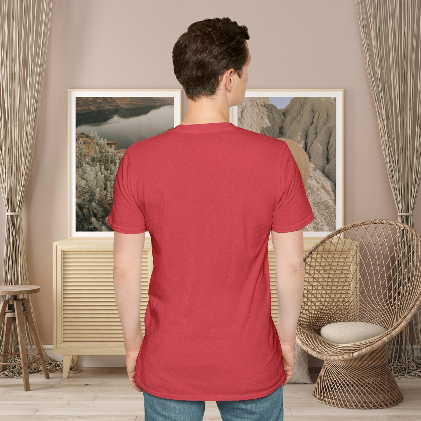 Spend time in the great outdoors! Be rejuvenated and amazed at the beauty of nature. This is a Unisex Softstyle T-Shirt.