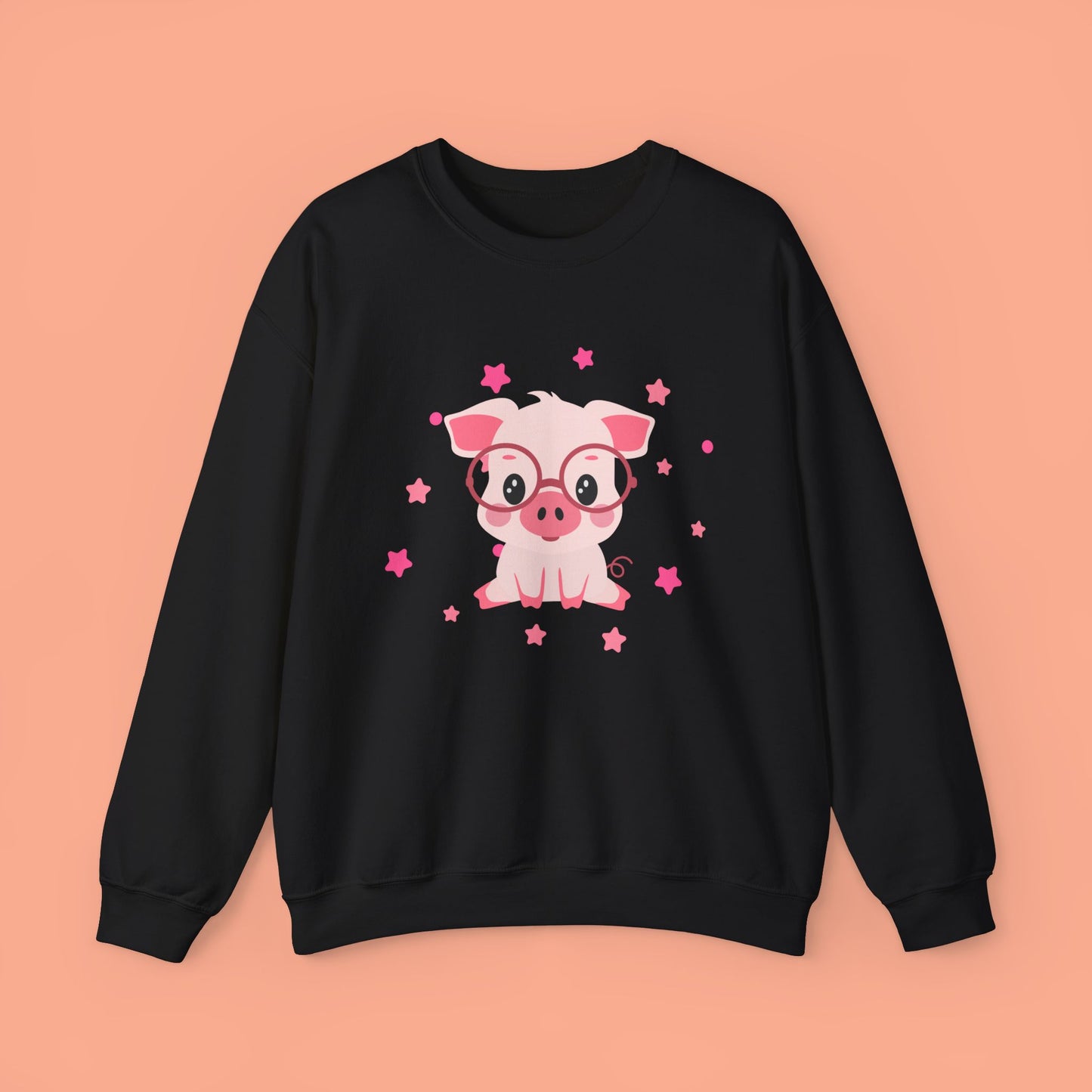 Piggy Crewneck Sweatshirt - Cozy and Adorable Design