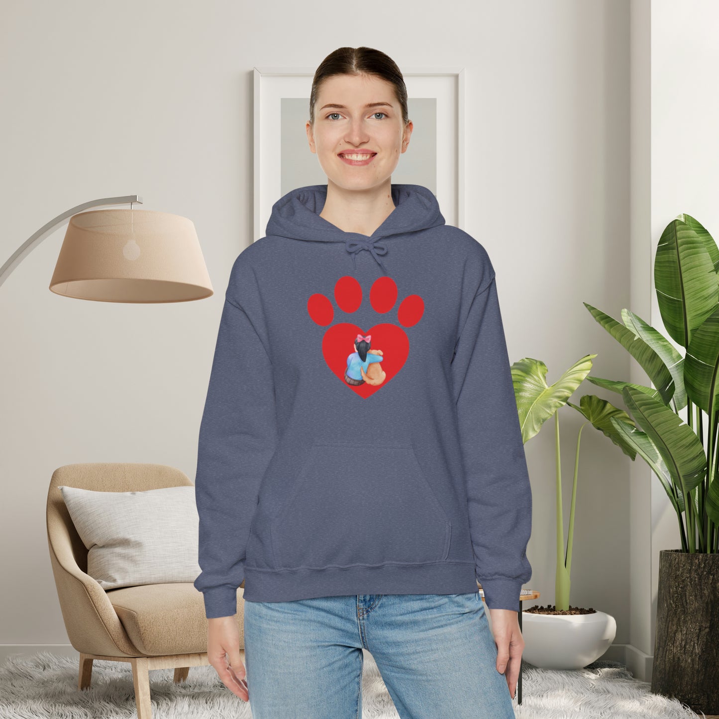 Made for those who found true furry love, Unisex Heavy Blend™ Hooded Sweatshirt is for you.