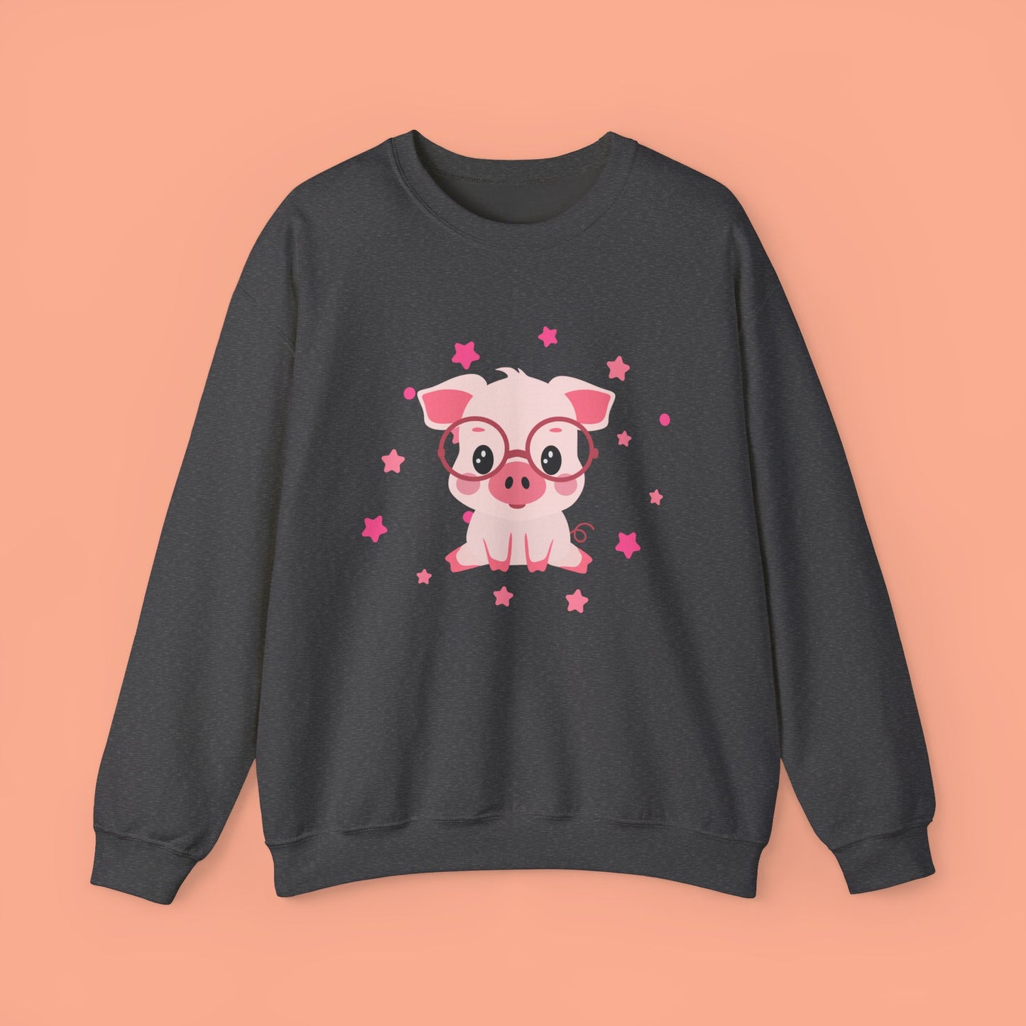 Piggy Crewneck Sweatshirt - Cozy and Adorable Design