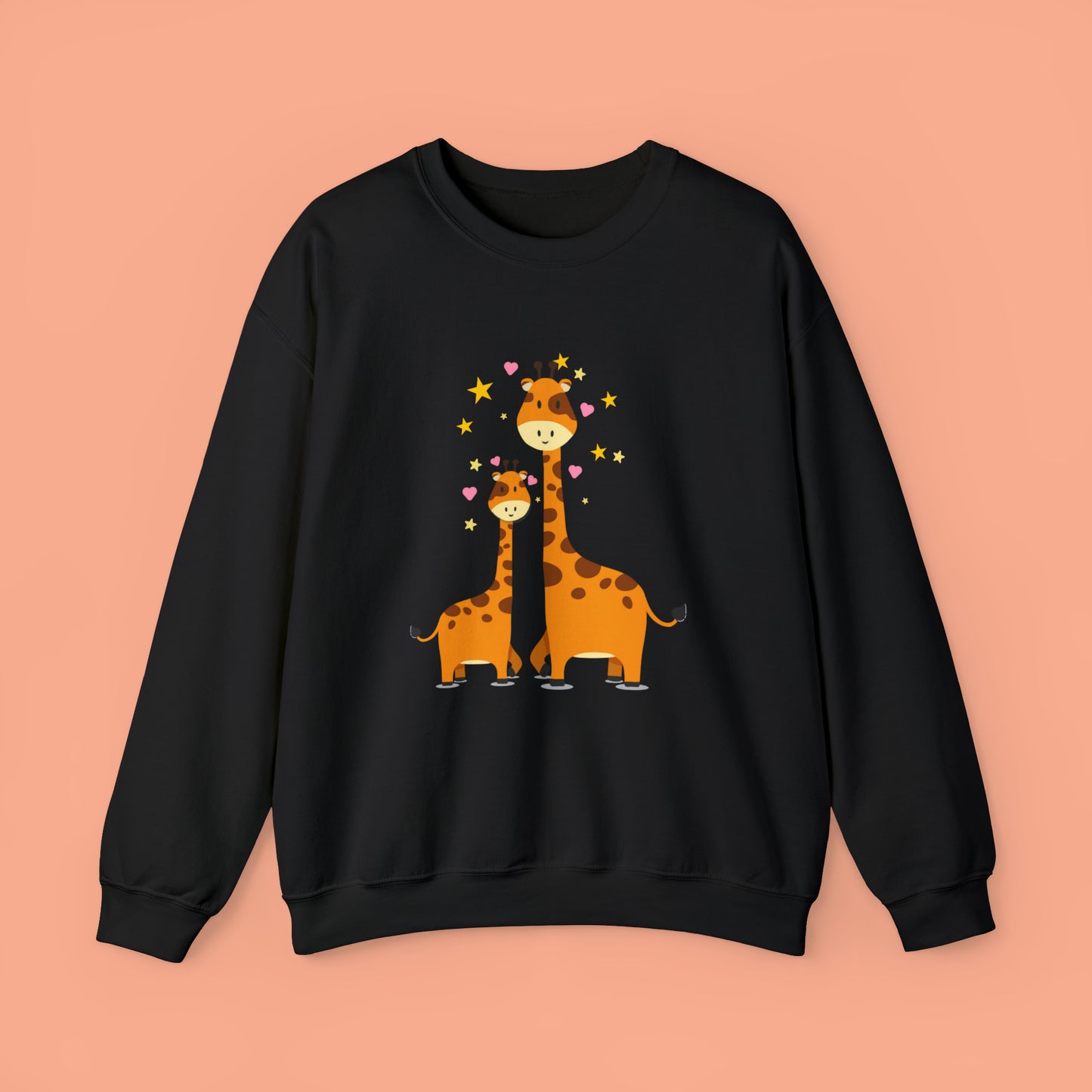 Love giraffes? Here’s the sweatshirt for you, celebrating adorable mama and baby giraffe love! Give the gift of this Unisex Heavy Blend™ Crewneck Sweatshirt or get one for yourself.