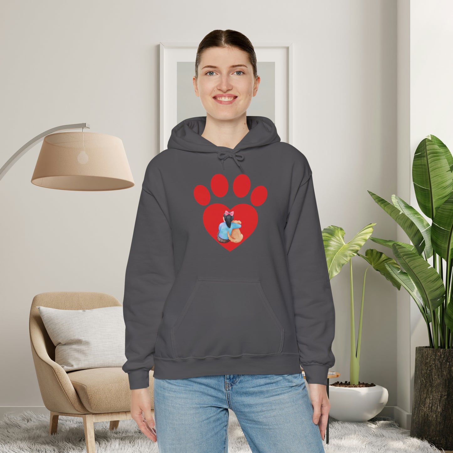 Made for those who found true furry love, Unisex Heavy Blend™ Hooded Sweatshirt is for you.