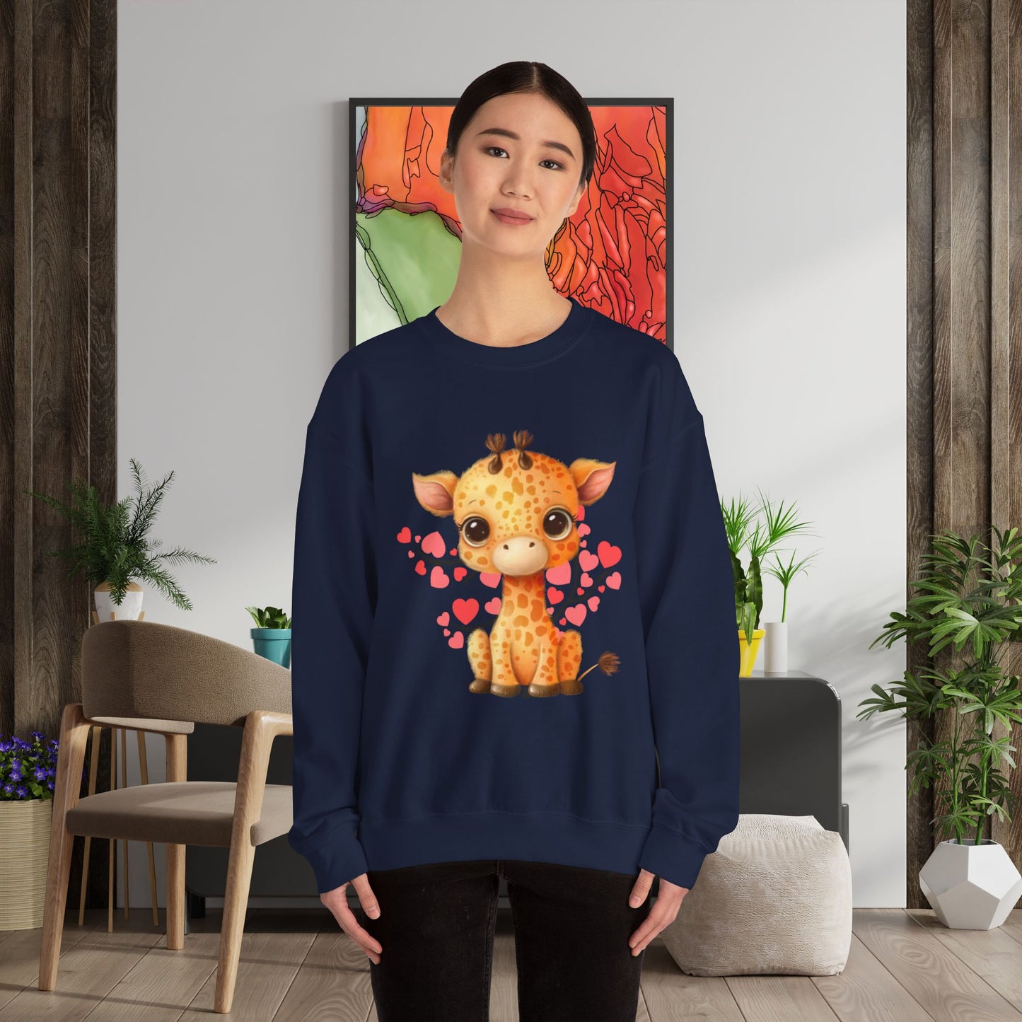 Love giraffes? Here’s the sweatshirt for you! Give the gift of this Unisex Heavy Blend™ Crewneck Sweatshirt or get one for yourself.