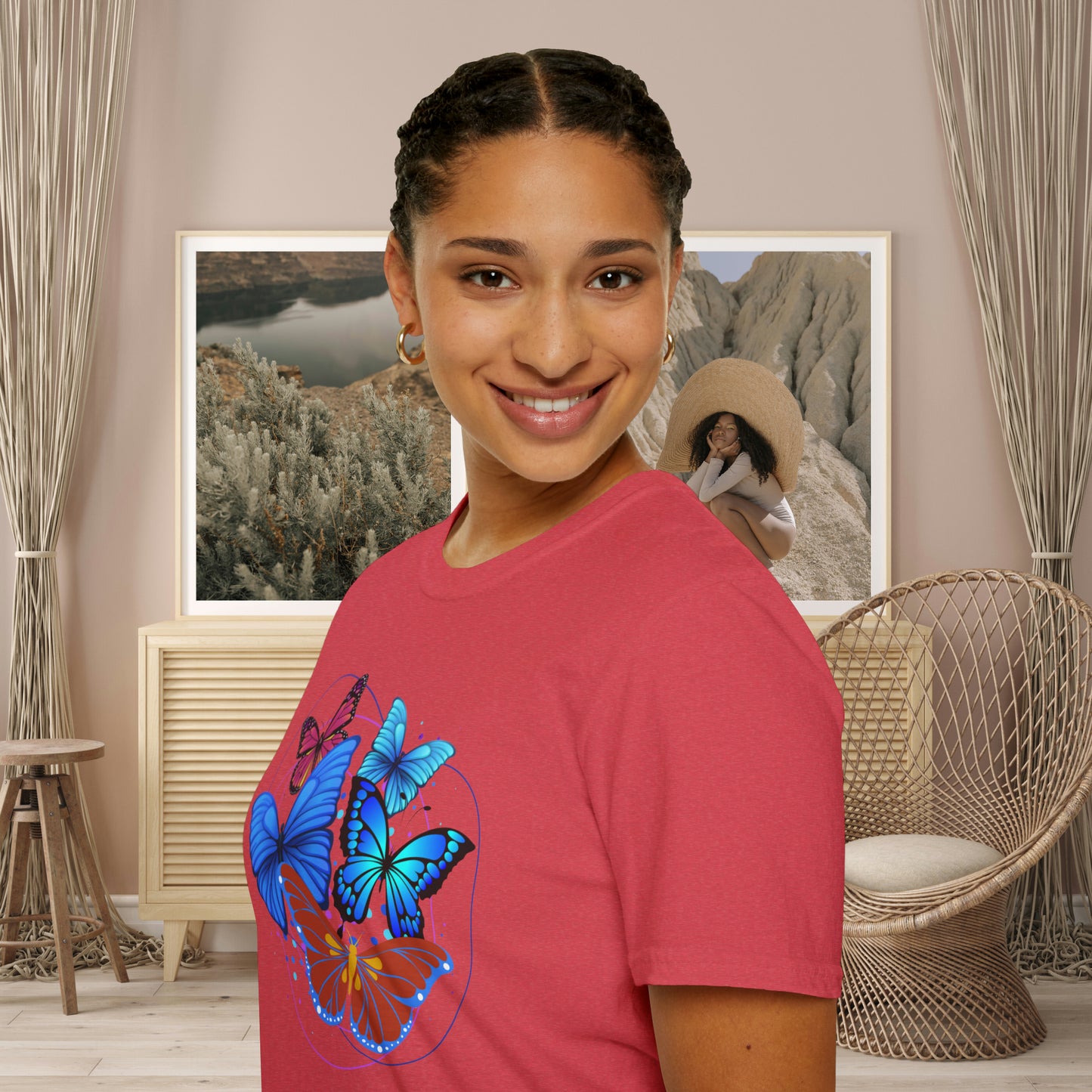 Butterflies are beautiful and fascinating! Over 17,500 recorded butterfly species. This Unisex Softstyle T-Shirt is for that butterfly lover.