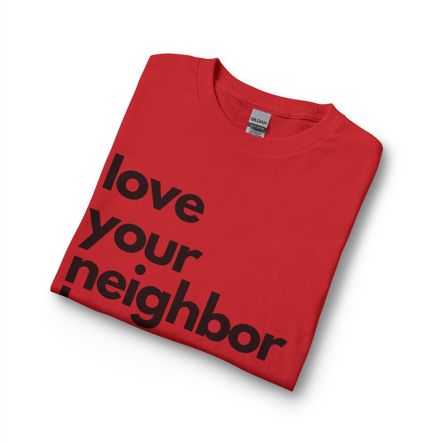 Love Your Neighbor Long Sleeve T-Shirt — Inspirational Casual Tee for Friends & Everyday Wear
