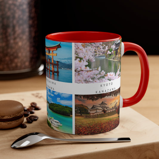 Japan! This Travel Accent Coffee Mug is a part of a Travel Series for you to choose from. 11oz. Great as a gift or get one to enjoy yourself.