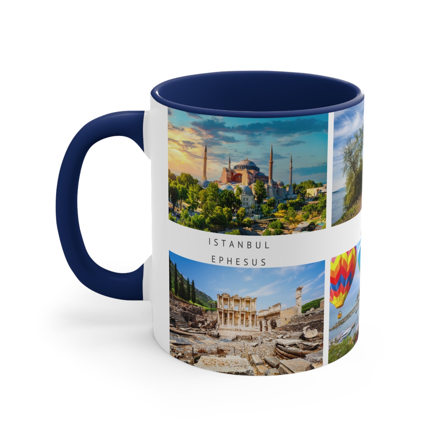 Turkey! This Travel Accent Coffee Mug is a part of a Travel Series for you to choose from. 11oz. Great as a gift or get one to enjoy yourself.