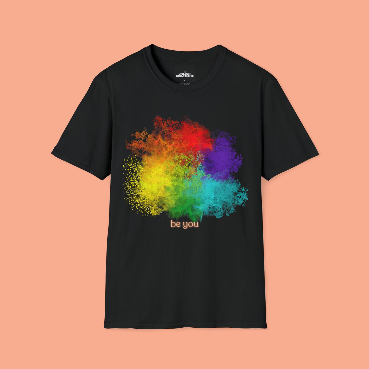 We are all unique and society is better when we honor each other including our differences. “be you” because you are beautiful the way you are. This is a Unisex Softstyle T-Shirt.