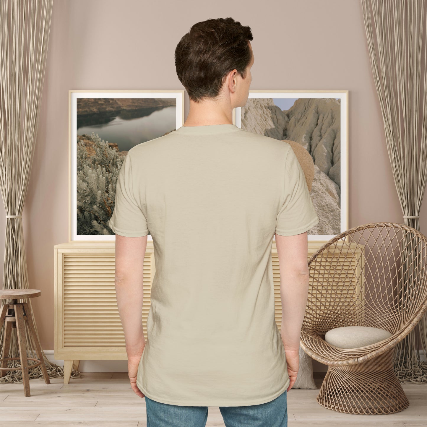 Spend time in the great outdoors! Be rejuvenated and amazed at the beauty of nature. This is a Unisex Softstyle T-Shirt.