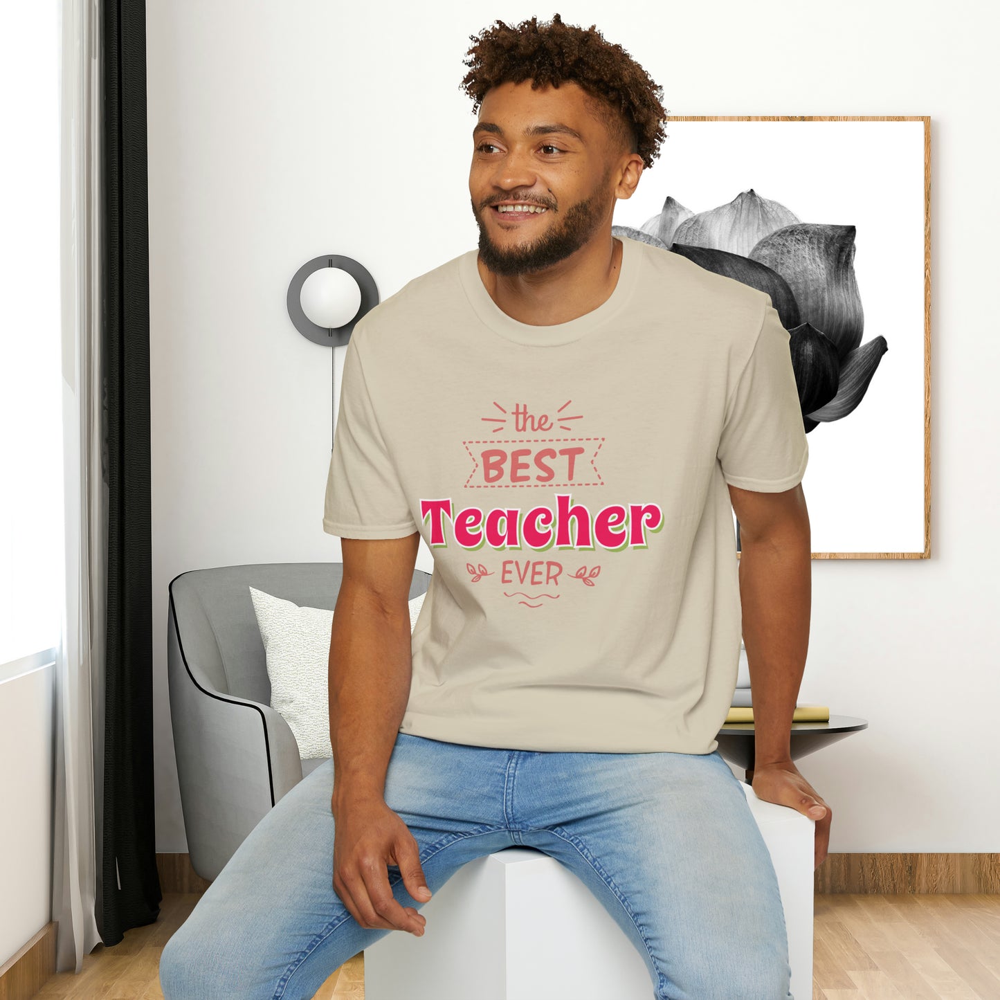 Celebrate and recognize “the best Teacher ever” with this Unisex Softstyle T-Shirt design. Great teachers make a tremendous positive difference in our society!