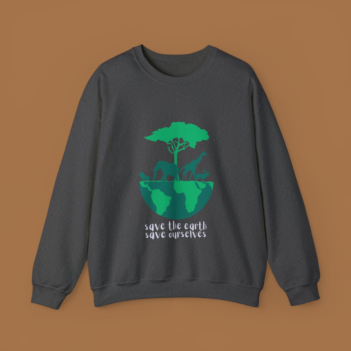 There is indeed no planet B so please let us all commit to "save the earth save ourselves”. This wonderfully designed sweatshirt shows your conviction. Give the gift of this Unisex Heavy Blend™ Crewneck Sweatshirt or get one for yourself.