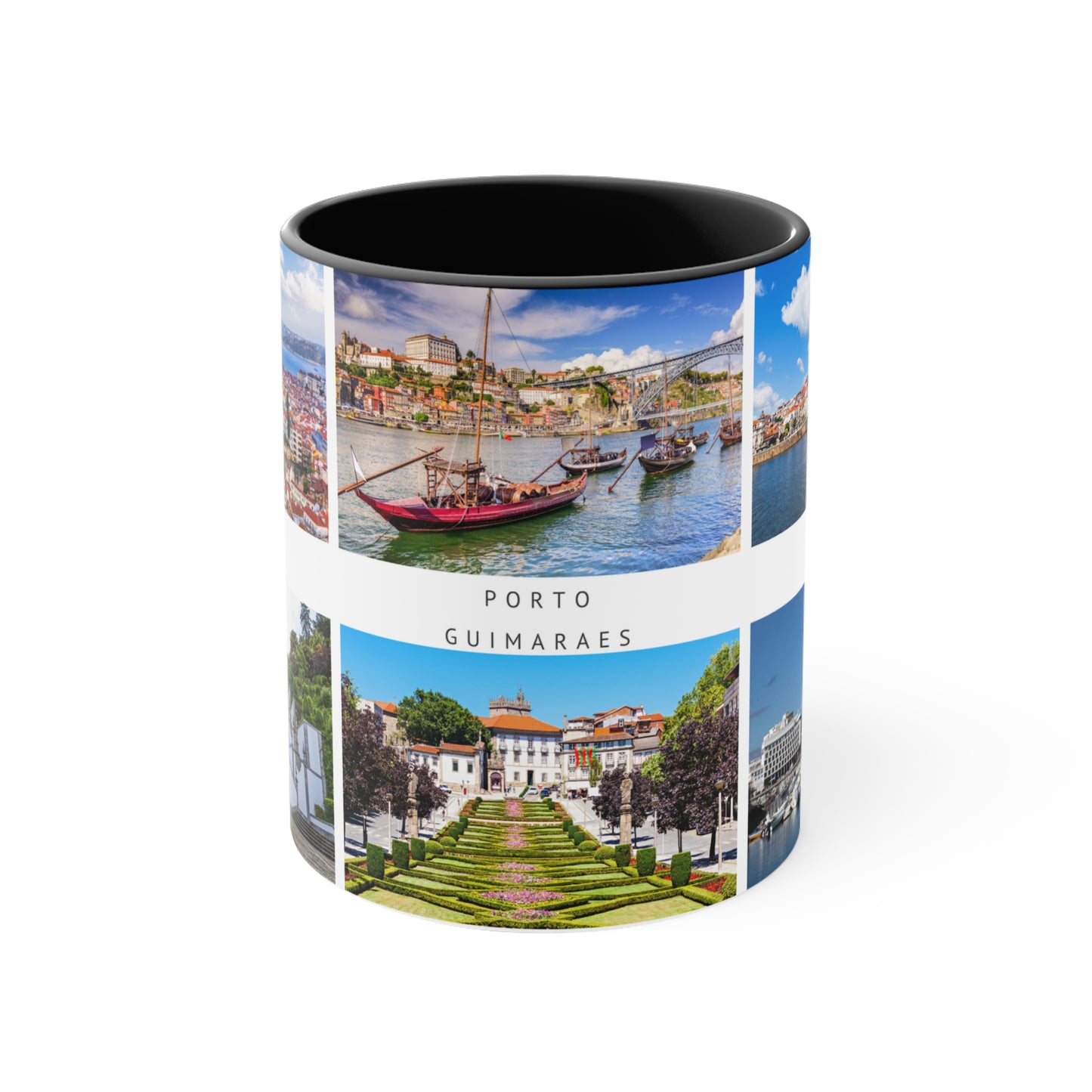 Portugal! This Travel Accent Coffee Mug is a part of a Travel Series for you to choose from. 11oz. Great as a gift or get one to enjoy yourself.