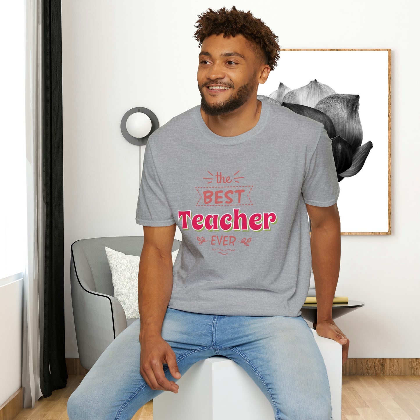 Celebrate and recognize “the best Teacher ever” with this Unisex Softstyle T-Shirt design. Great teachers make a tremendous positive difference in our society!