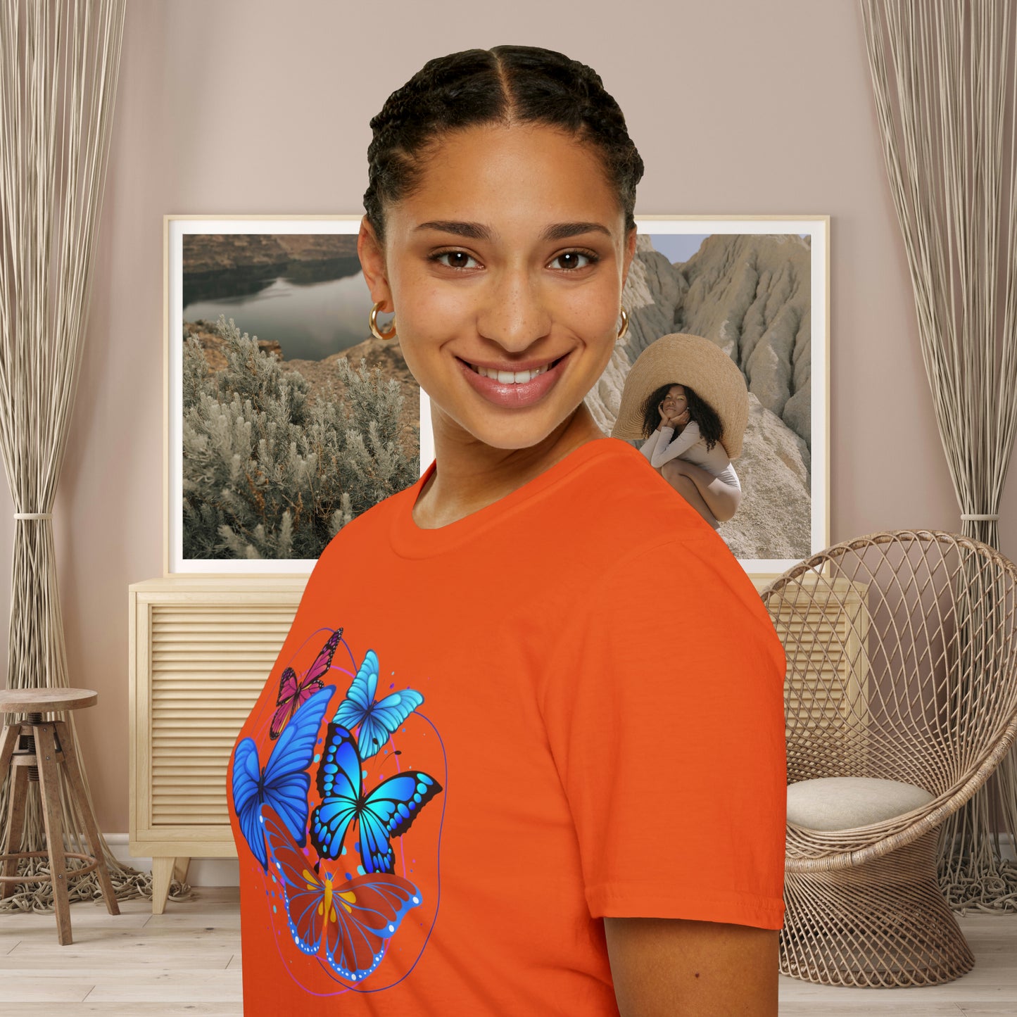 Butterflies are beautiful and fascinating! Over 17,500 recorded butterfly species. This Unisex Softstyle T-Shirt is for that butterfly lover.