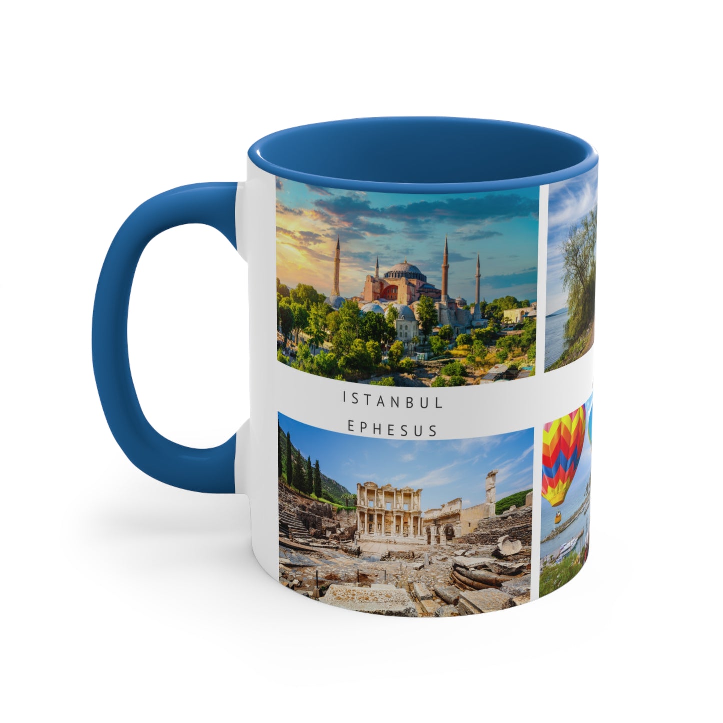 Turkey! This Travel Accent Coffee Mug is a part of a Travel Series for you to choose from. 11oz. Great as a gift or get one to enjoy yourself.