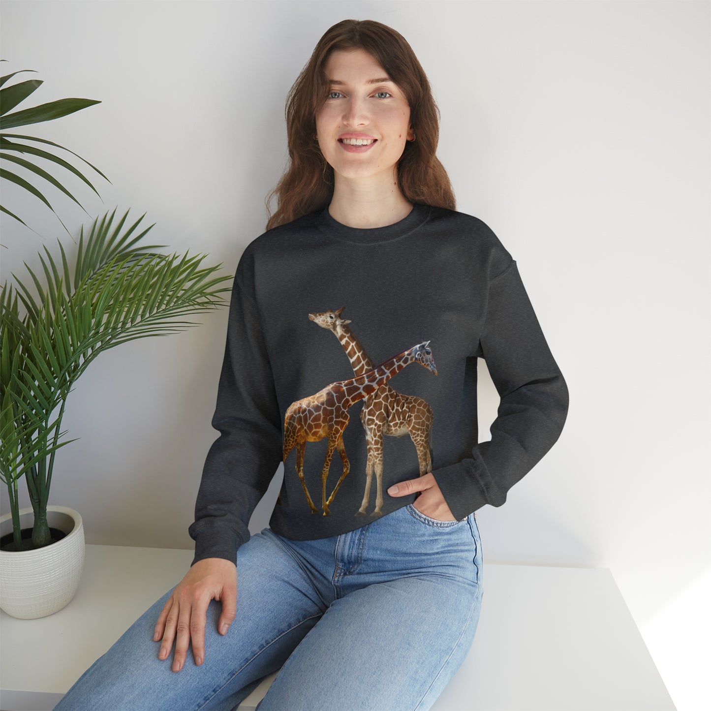 Love giraffes? Well here’s the sweatshirt for you! Give the gift of this Unisex Heavy Blend™ Crewneck Sweatshirt or get one for yourself.