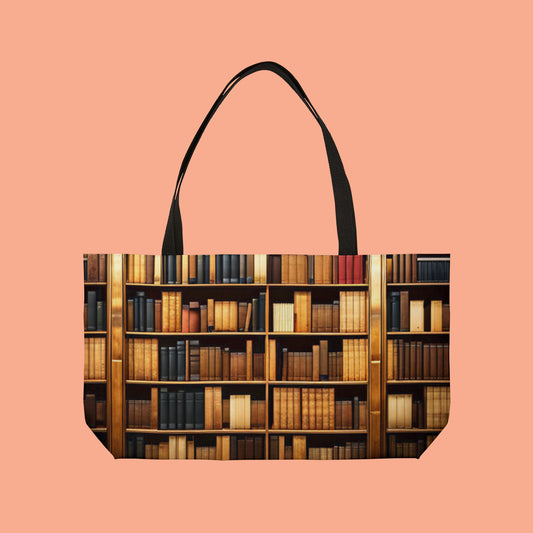 So many books and so little time? Calling all book lovers, this Weekender Tote Bag is made just for you.