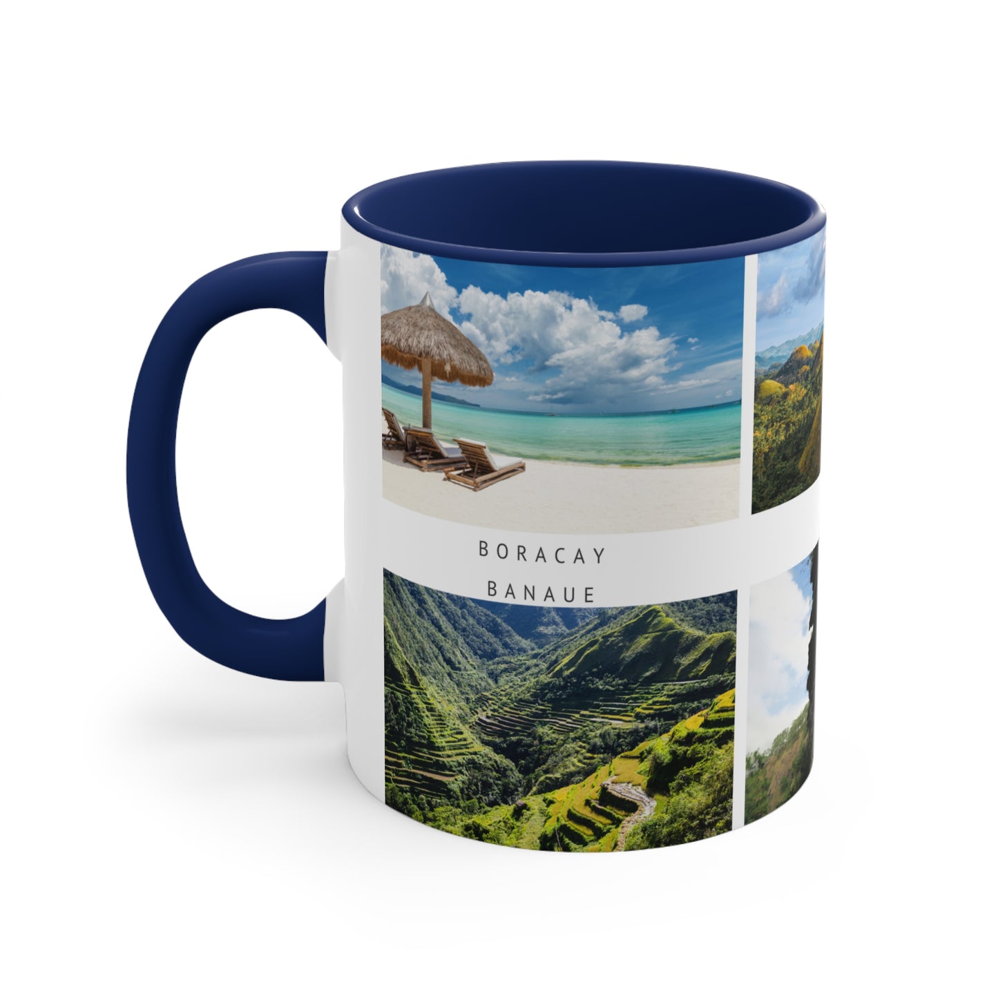 Philippines! This Travel Accent Coffee Mug is a part of a Travel Series for you to choose from. 11oz. Great as a gift or get one to enjoy yourself.