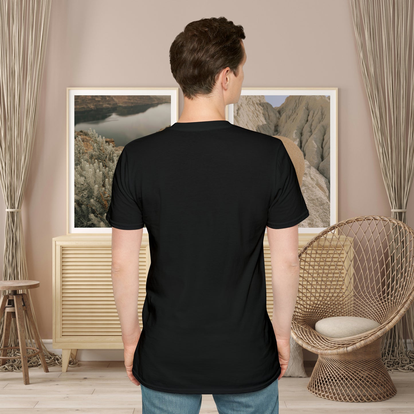 Spend time in the great outdoors! Be rejuvenated and amazed at the beauty of nature. This is a Unisex Softstyle T-Shirt.