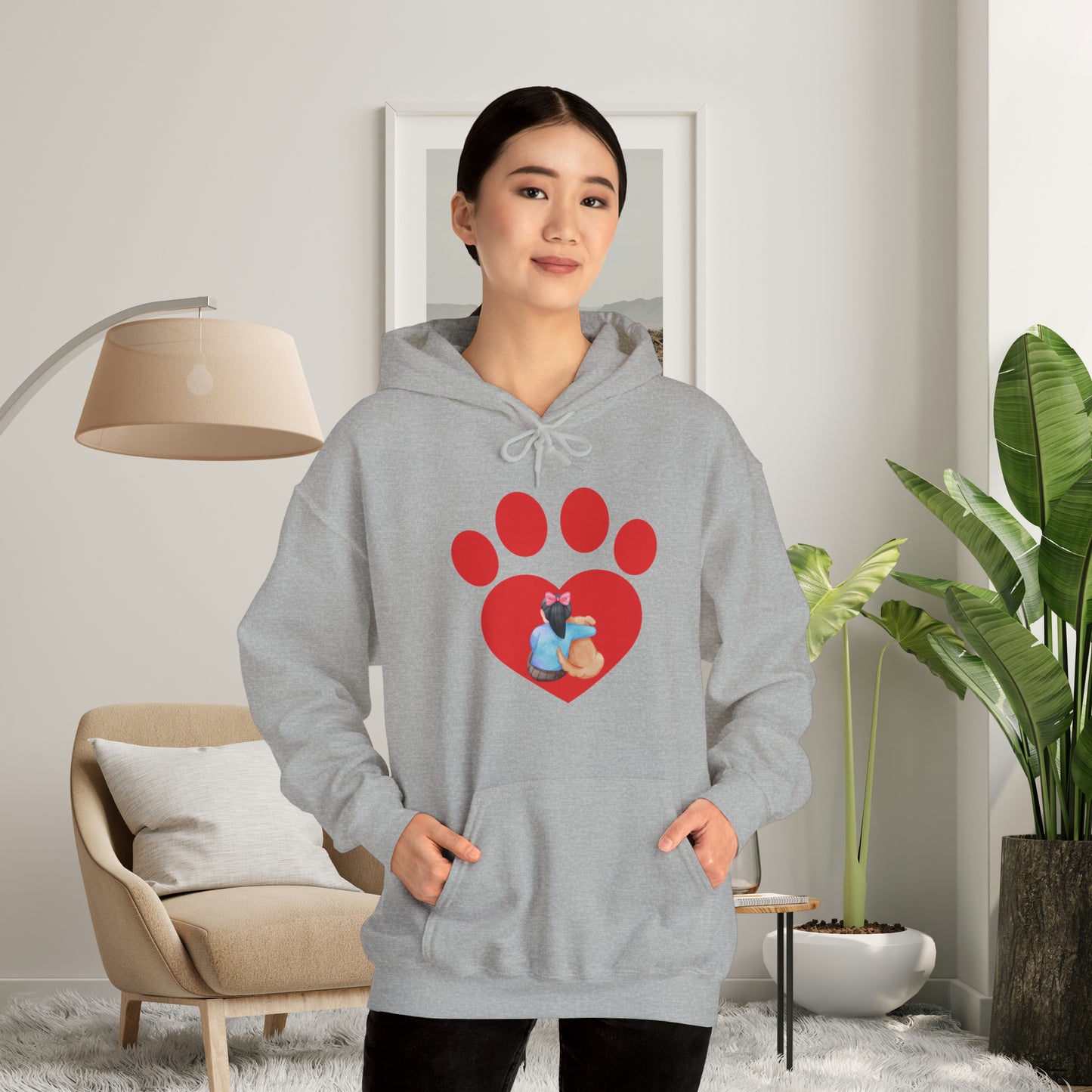 Made for those who found true furry love, Unisex Heavy Blend™ Hooded Sweatshirt is for you.