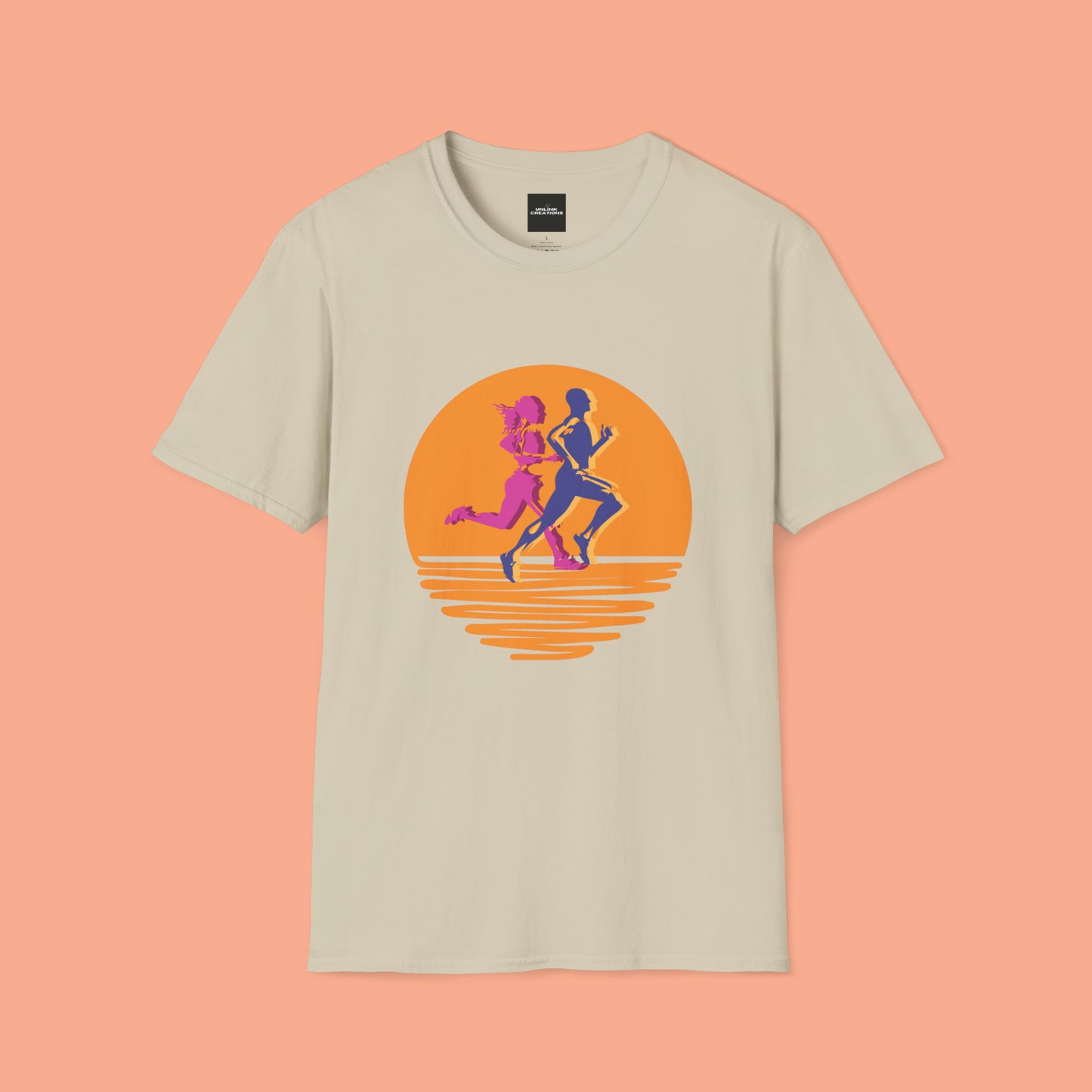 This vibrantly designed shirt for all those who love to run! This is a Unisex Softstyle T-Shirt.