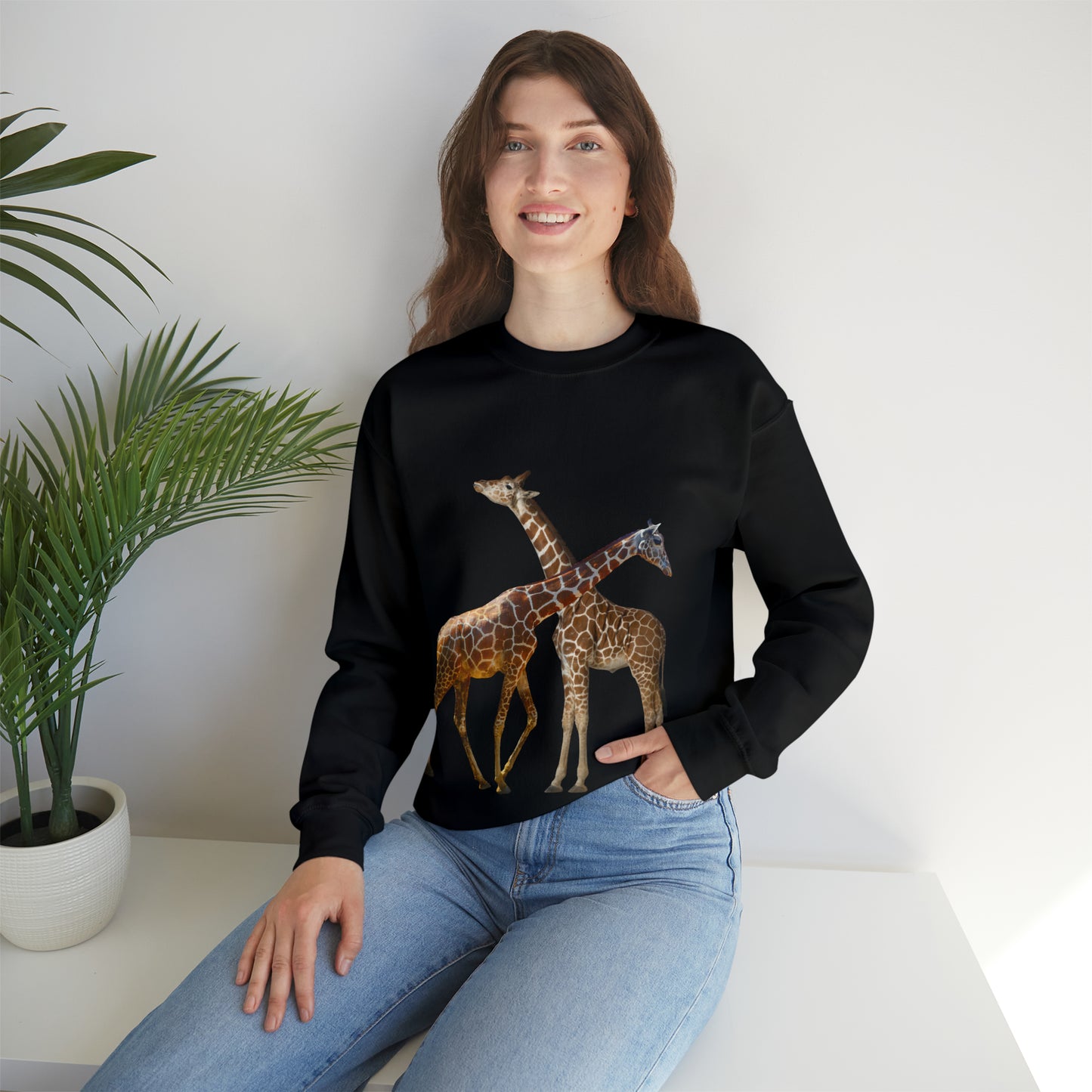 Love giraffes? Well here’s the sweatshirt for you! Give the gift of this Unisex Heavy Blend™ Crewneck Sweatshirt or get one for yourself.