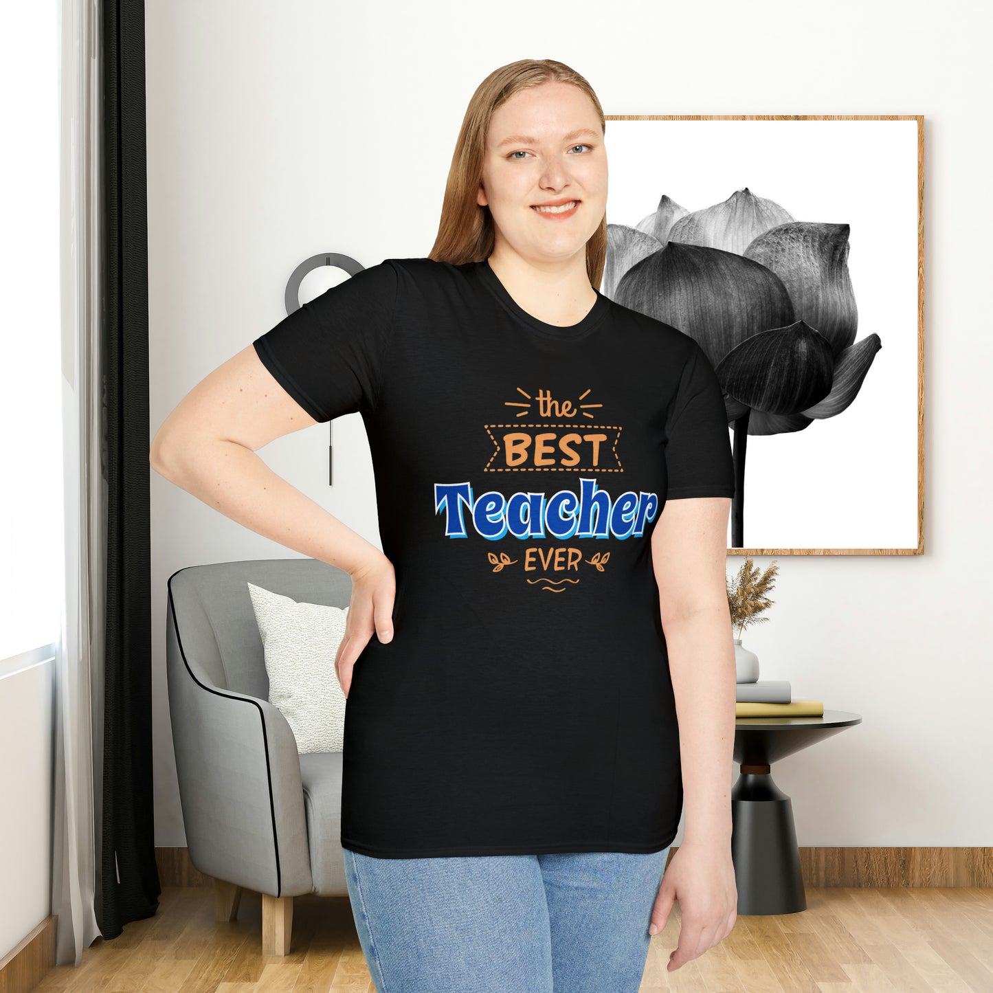 Celebrate and recognize “the best Teacher ever” with this Unisex Softstyle T-Shirt design. Great teachers make a tremendous positive difference in our society!