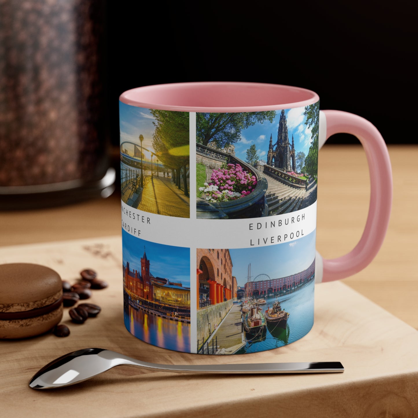 Great Britain! This Travel Accent Coffee Mug is a part of a Travel Series for you to choose from. 11oz. Great as a gift or get one to enjoy yourself.