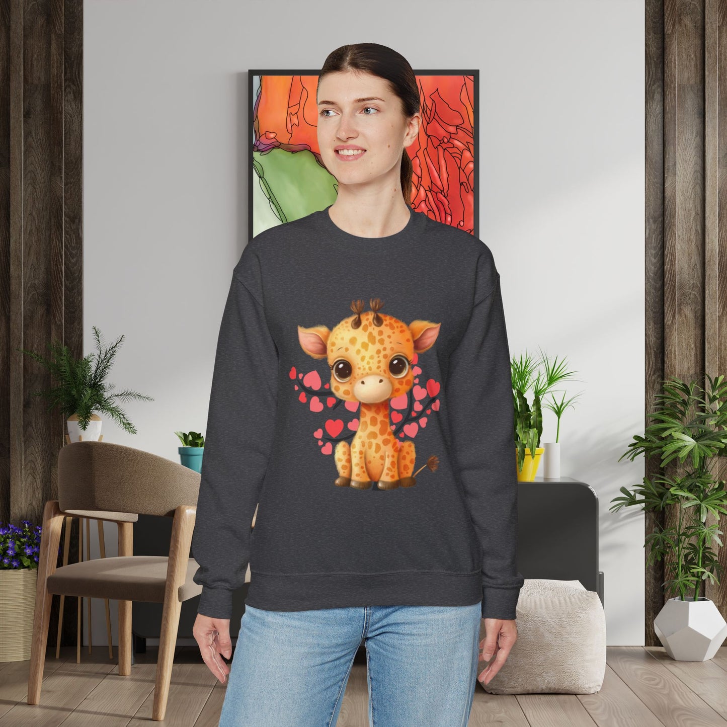 Love giraffes? Here’s the sweatshirt for you! Give the gift of this Unisex Heavy Blend™ Crewneck Sweatshirt or get one for yourself.