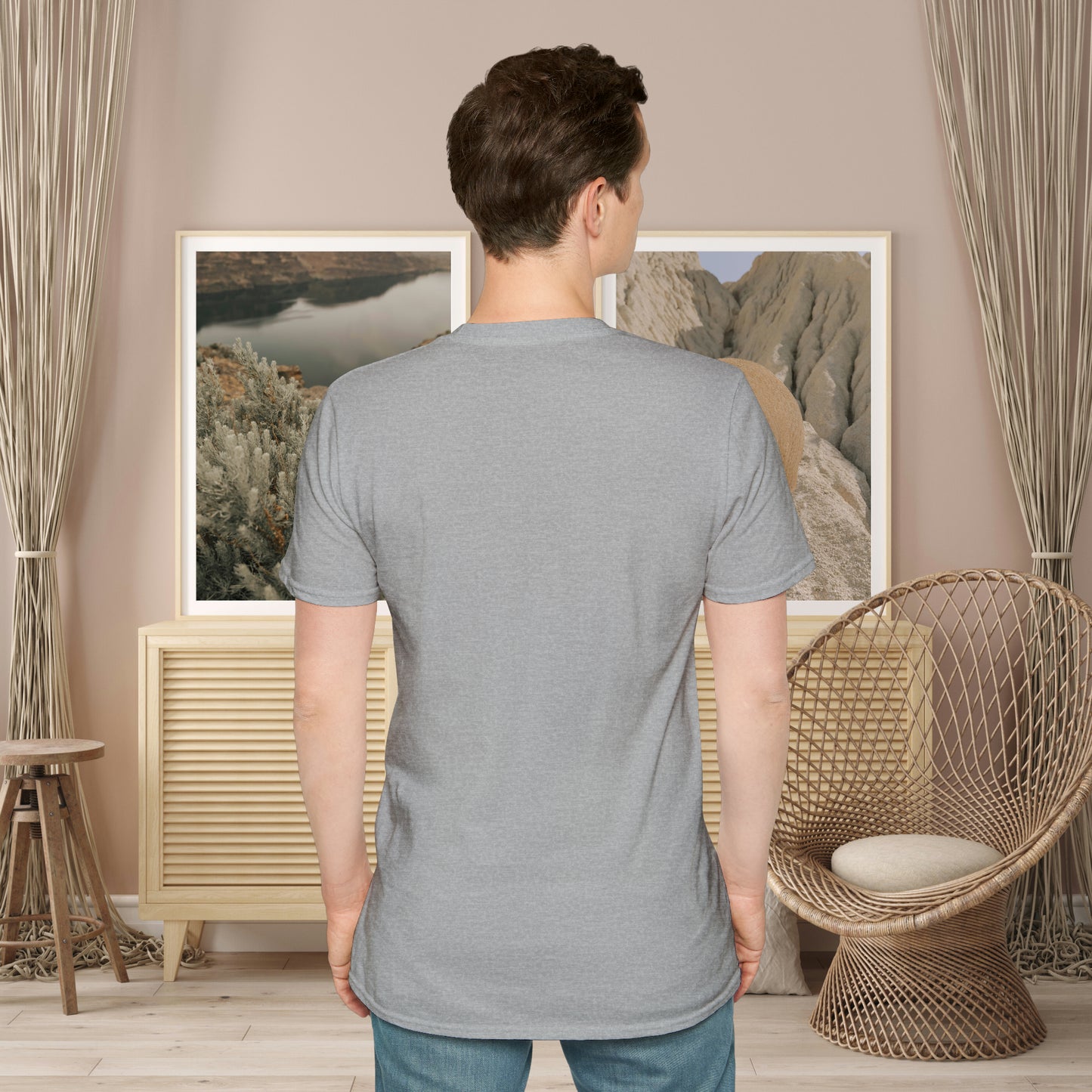 Spend time in the great outdoors! Be rejuvenated and amazed at the beauty of nature. This is a Unisex Softstyle T-Shirt.