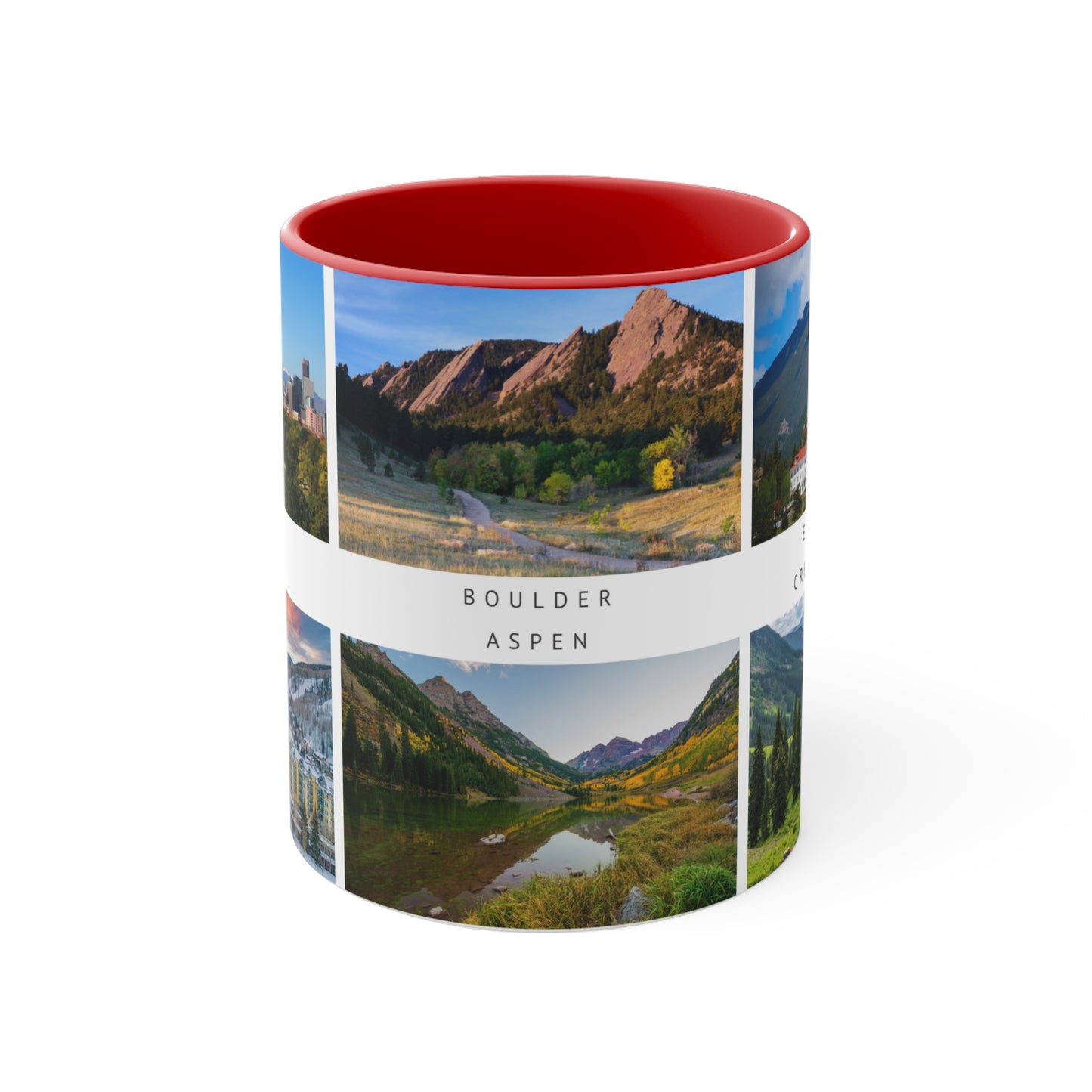 Lovely Colorado! This Travel Accent Coffee Mug is a part of a Travel Series for you to choose from. 11oz. Great as a gift or get one to enjoy yourself.