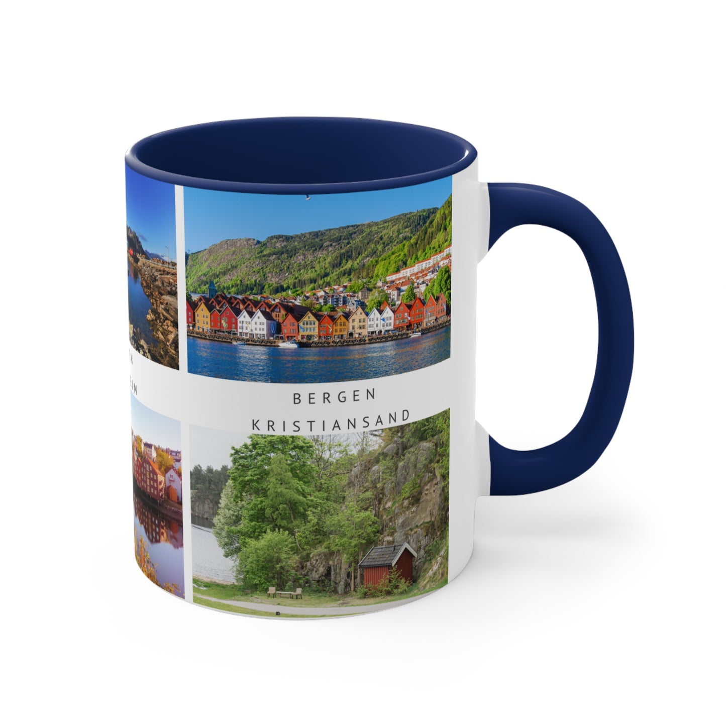 Norway! This Travel Accent Coffee Mug is a part of a Travel Series for you to choose from. 11oz. Great as a gift or get one to enjoy yourself.