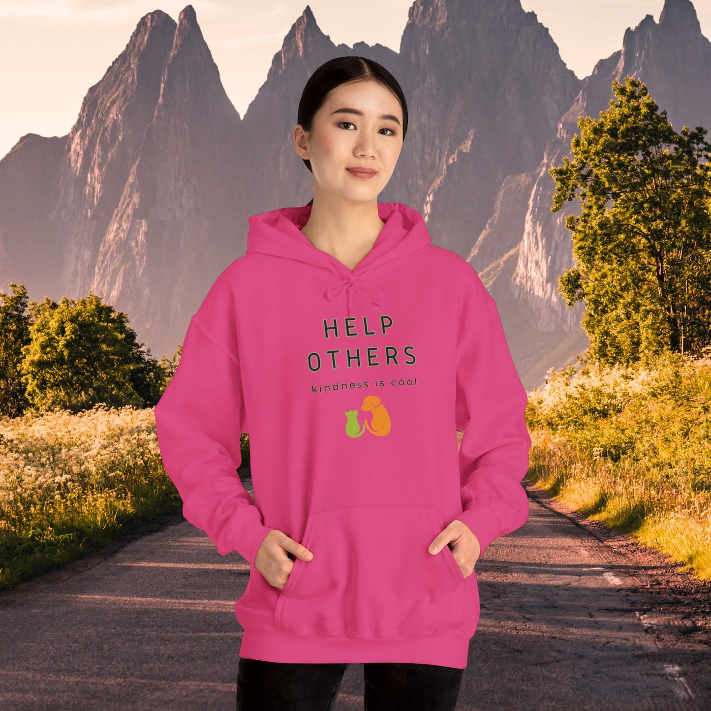 Help Others Kindness is Cool Hoodie Sweatshirt