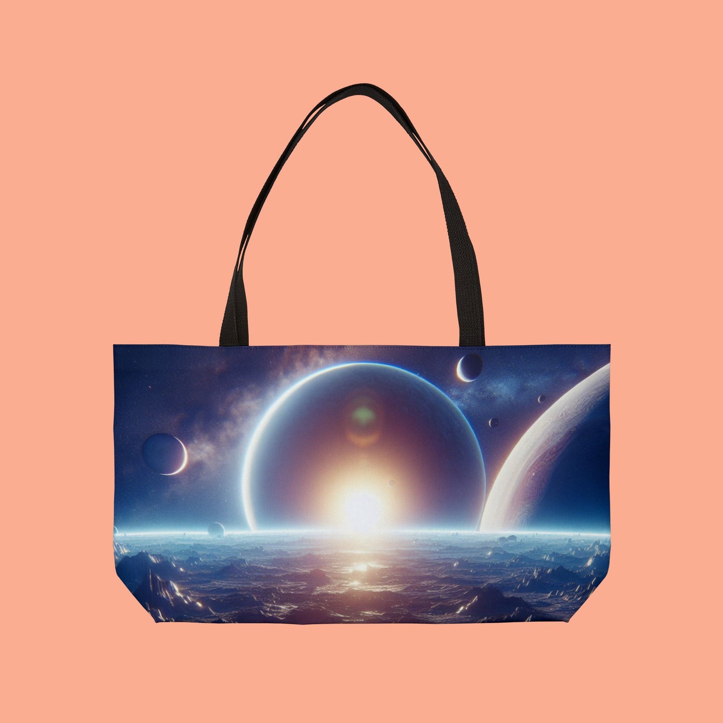 Surreal Solar System Tote Bag