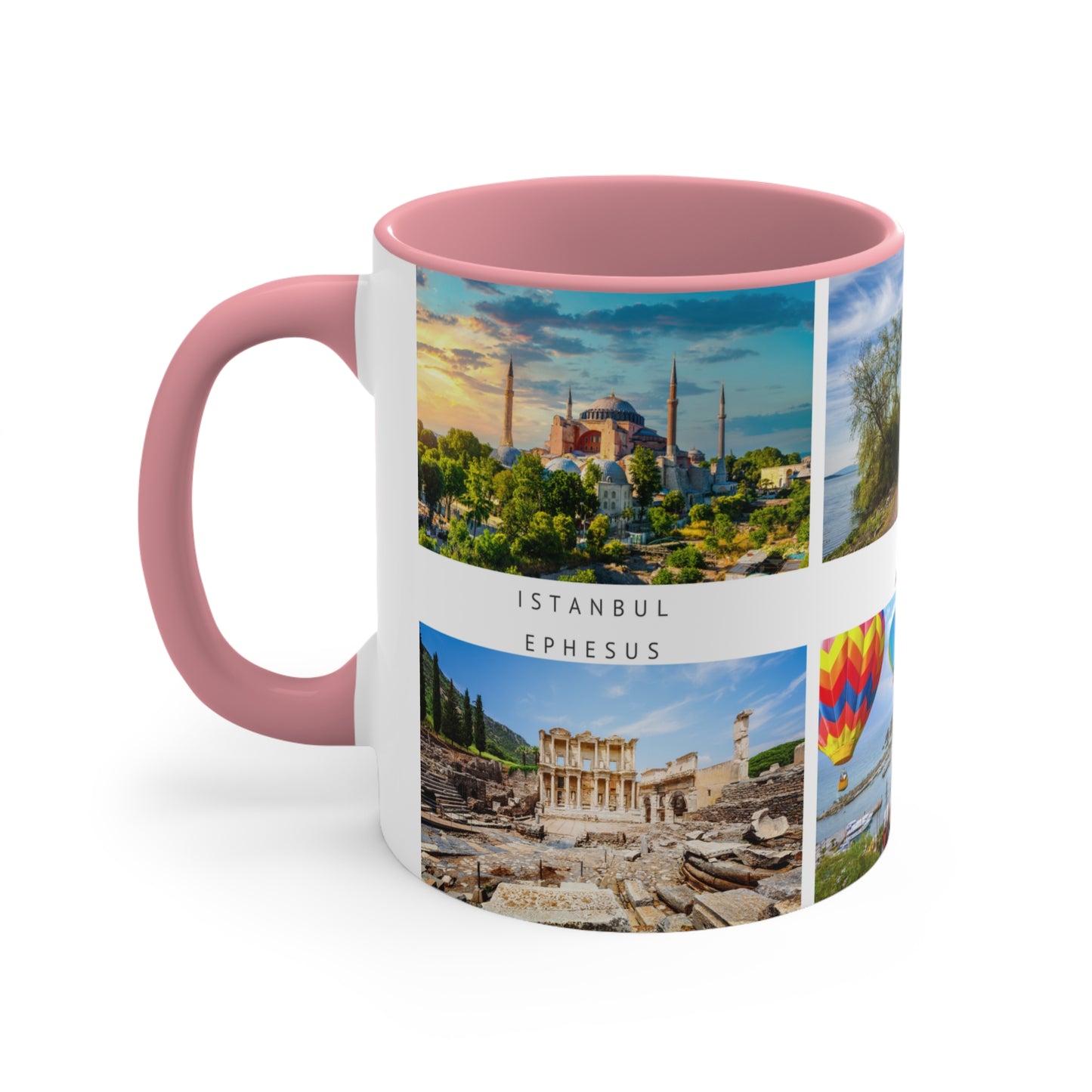 Turkey! This Travel Accent Coffee Mug is a part of a Travel Series for you to choose from. 11oz. Great as a gift or get one to enjoy yourself.