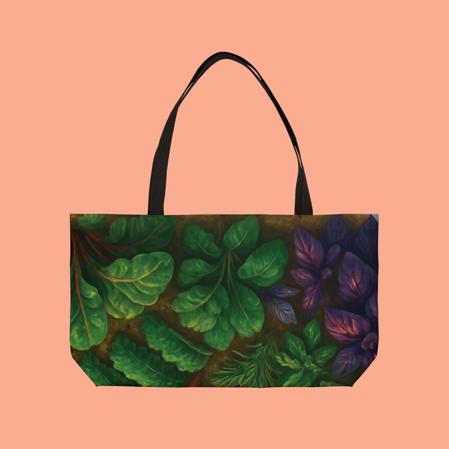 Eat your veggies and why not grow them too? Enjoy this weekender bag.