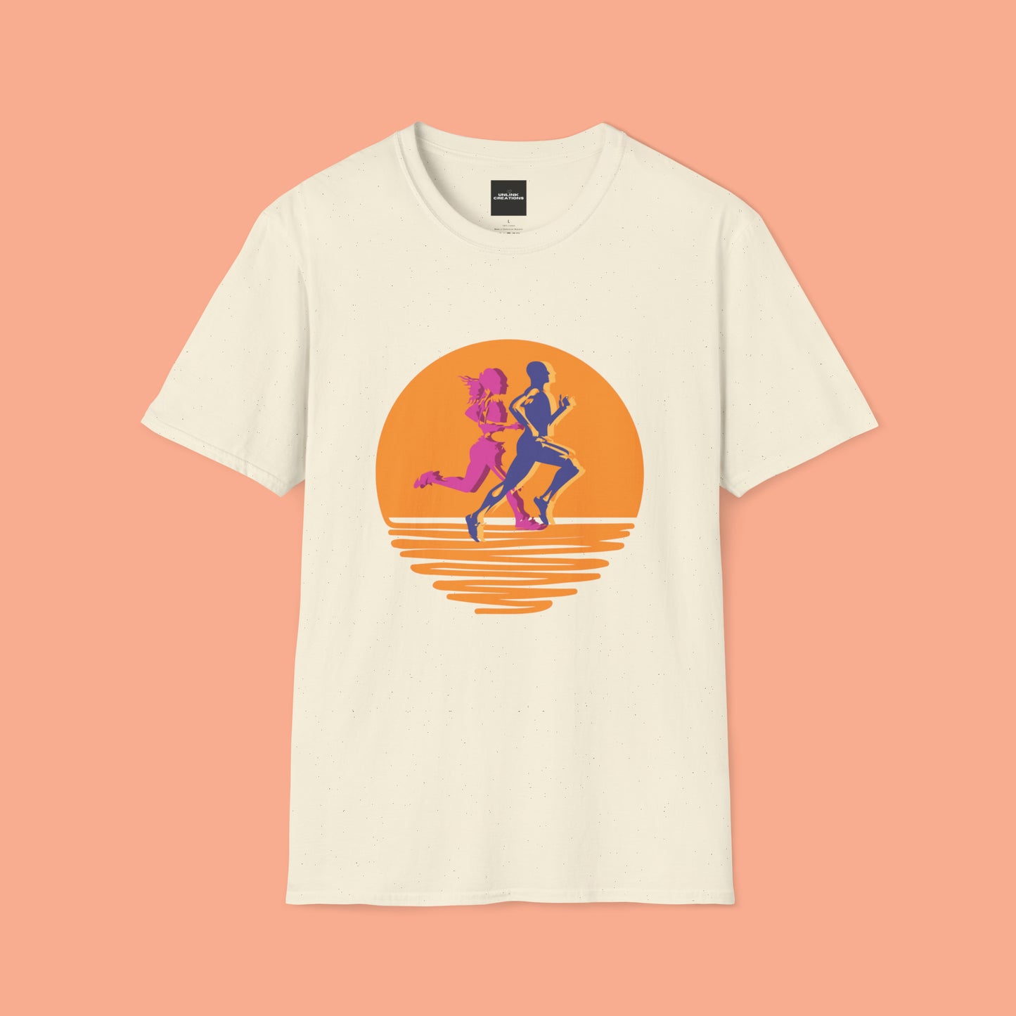 This vibrantly designed shirt for all those who love to run! This is a Unisex Softstyle T-Shirt.