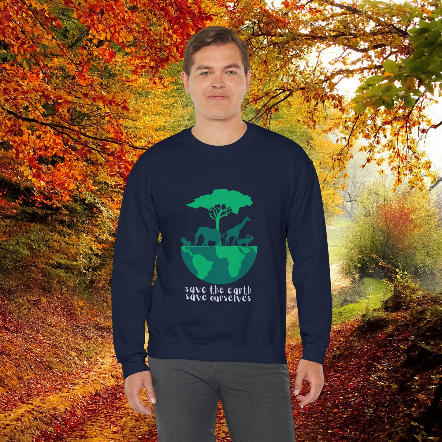 There is indeed no planet B so please let us all commit to "save the earth save ourselves”. This wonderfully designed sweatshirt shows your conviction. Give the gift of this Unisex Heavy Blend™ Crewneck Sweatshirt or get one for yourself.