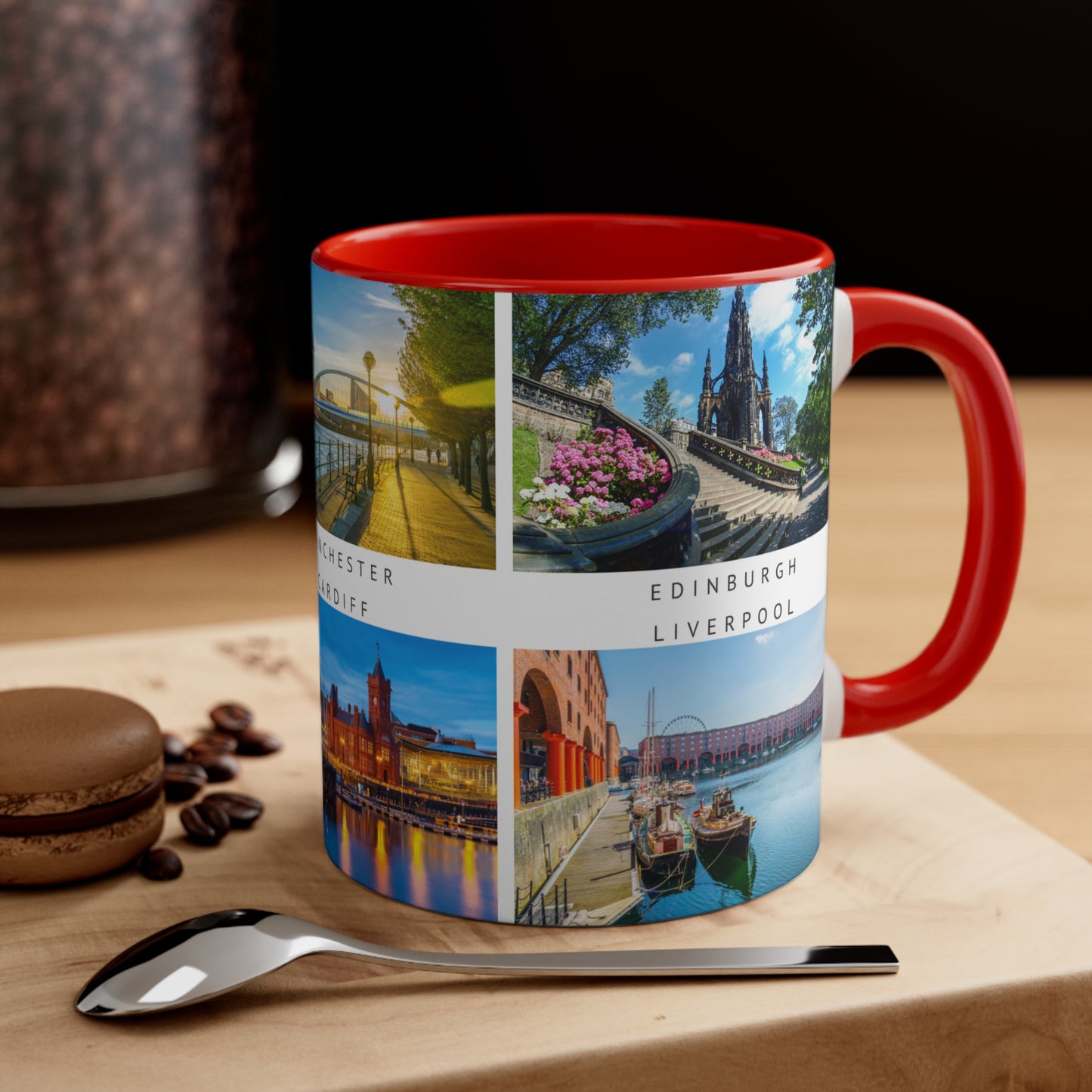 Great Britain! This Travel Accent Coffee Mug is a part of a Travel Series for you to choose from. 11oz. Great as a gift or get one to enjoy yourself.