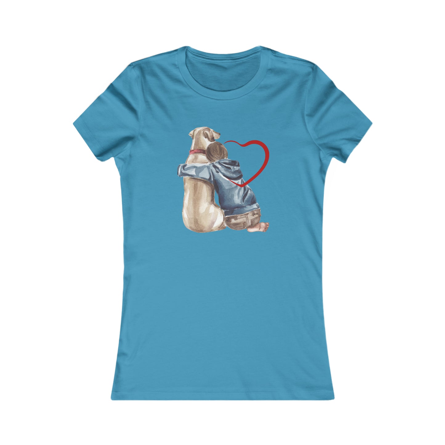 Calling all dog lovers who knows the depth of their love. This Women's Favorite Tee designed for that dog lover in several colors for you to choose from. Slim fit so please check the size table.