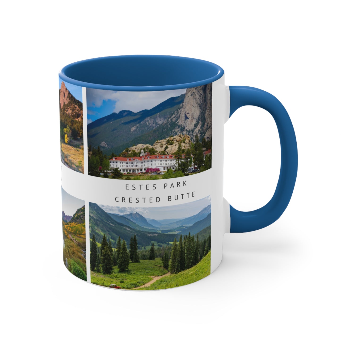 Lovely Colorado! This Travel Accent Coffee Mug is a part of a Travel Series for you to choose from. 11oz. Great as a gift or get one to enjoy yourself.