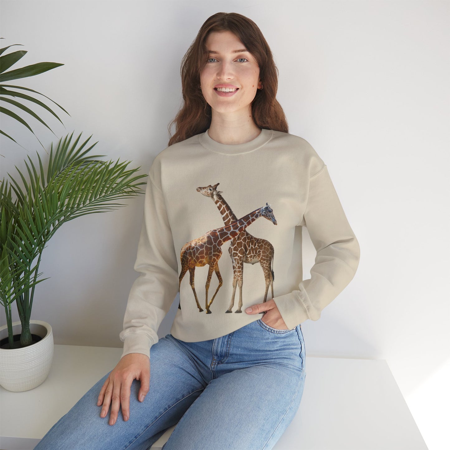 Love giraffes? Well here’s the sweatshirt for you! Give the gift of this Unisex Heavy Blend™ Crewneck Sweatshirt or get one for yourself.