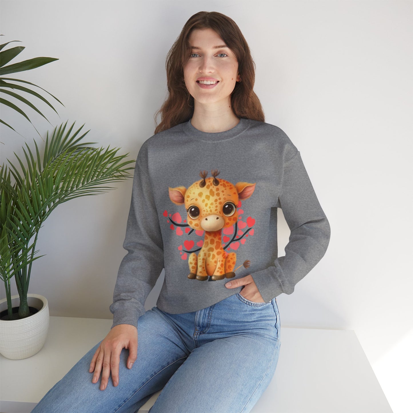 Love giraffes? Here’s the sweatshirt for you! Give the gift of this Unisex Heavy Blend™ Crewneck Sweatshirt or get one for yourself.