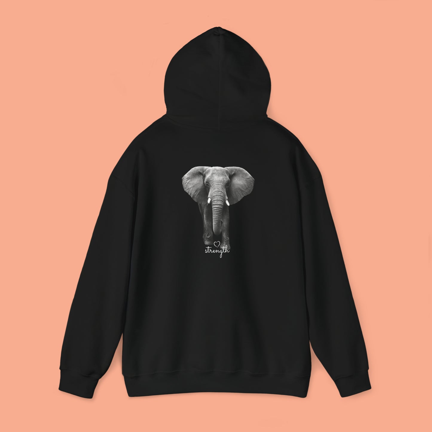 Love elephants? Then this Unisex Heavy Blend™ Hooded Sweatshirt is perfect for you!