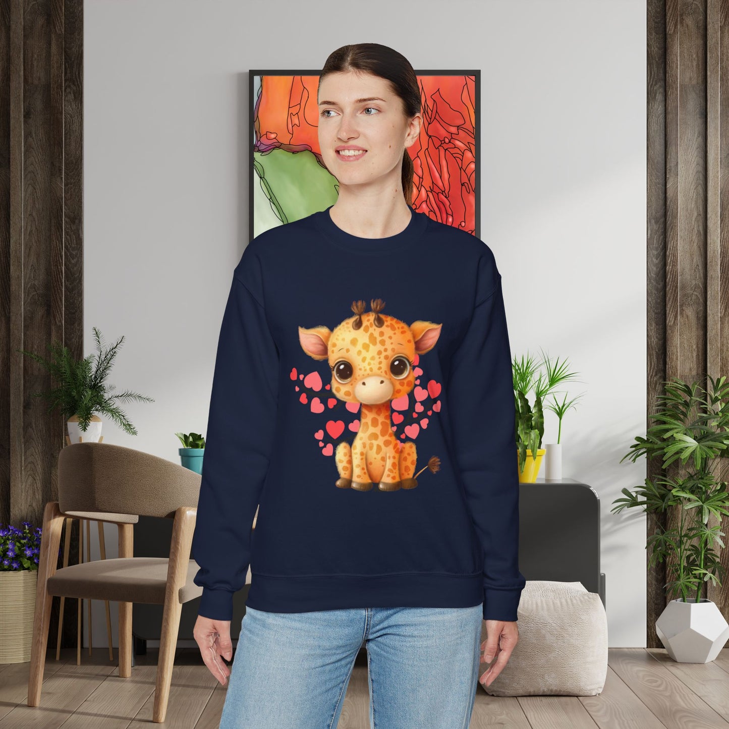 Love giraffes? Here’s the sweatshirt for you! Give the gift of this Unisex Heavy Blend™ Crewneck Sweatshirt or get one for yourself.